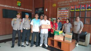 Polres Metro Jakarta Pusat Terima Bantuan dari Warga, Simbol Eratnya Hubungan Polisi dan Masyarakat