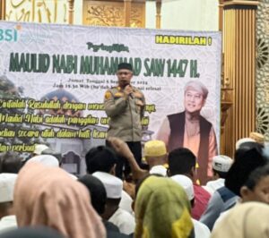 Kapolsek Bekasi Barat Hadiri Peringatan Maulid Nabi Muhammad SAW di Bintara Jaya