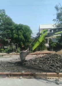 CV. Arrahji Busines Tunjukkan Etikat Baik, Tanggap Lakukan Perbaikan Pekerjaan Jalan Lumbu Barat Raya