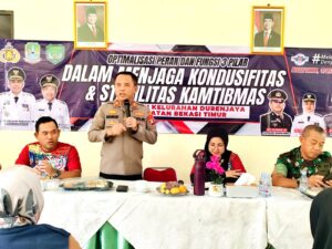 3 PILAR BERSINERGI WUJUDKAN KAMTIBMAS KONDUSIF DI BEKASI TIMUR