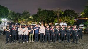 Kapolsek Metro Penjaringan Pimpin Apel Pemberdayaan Potmas dan Pam Swakarsa Digelar di Kawasan Pantai Mutiara