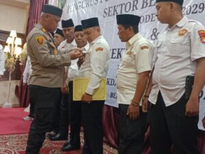 Kapolsek Bekasi Barat Hadiri Pelantikan dan Pengukuhan Pokdarkamtibmas Bhayangkara