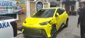 Kecelakaan di Tanjung Priok, Lima Warga Terluka Akibat Mobil Melaju Kencang