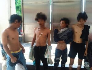 Razia PMKS di Halte Busway Permai, Polsek Koja Amankan Delapan Orang