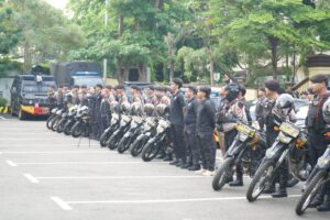 Wakapolres Metro Jakut Apel Presisi, Jelang Cek Ketat Kesiapan Tim Jaga Jakarta