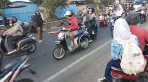 Pemotor Kritis Usai Kecelakaan di Lampu Merah Pantura Cinity Cikarang Utara