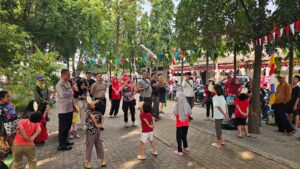Polsek Medansatria Gelar Semarak Lomba HUT RI ke-81