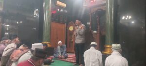 POLISI BERSAMA MASYARAKAT, KAPOLSEK BANTAR GEBANG SERAP ASPIRASI WARGA DI MASJID AL ITTIHAD 